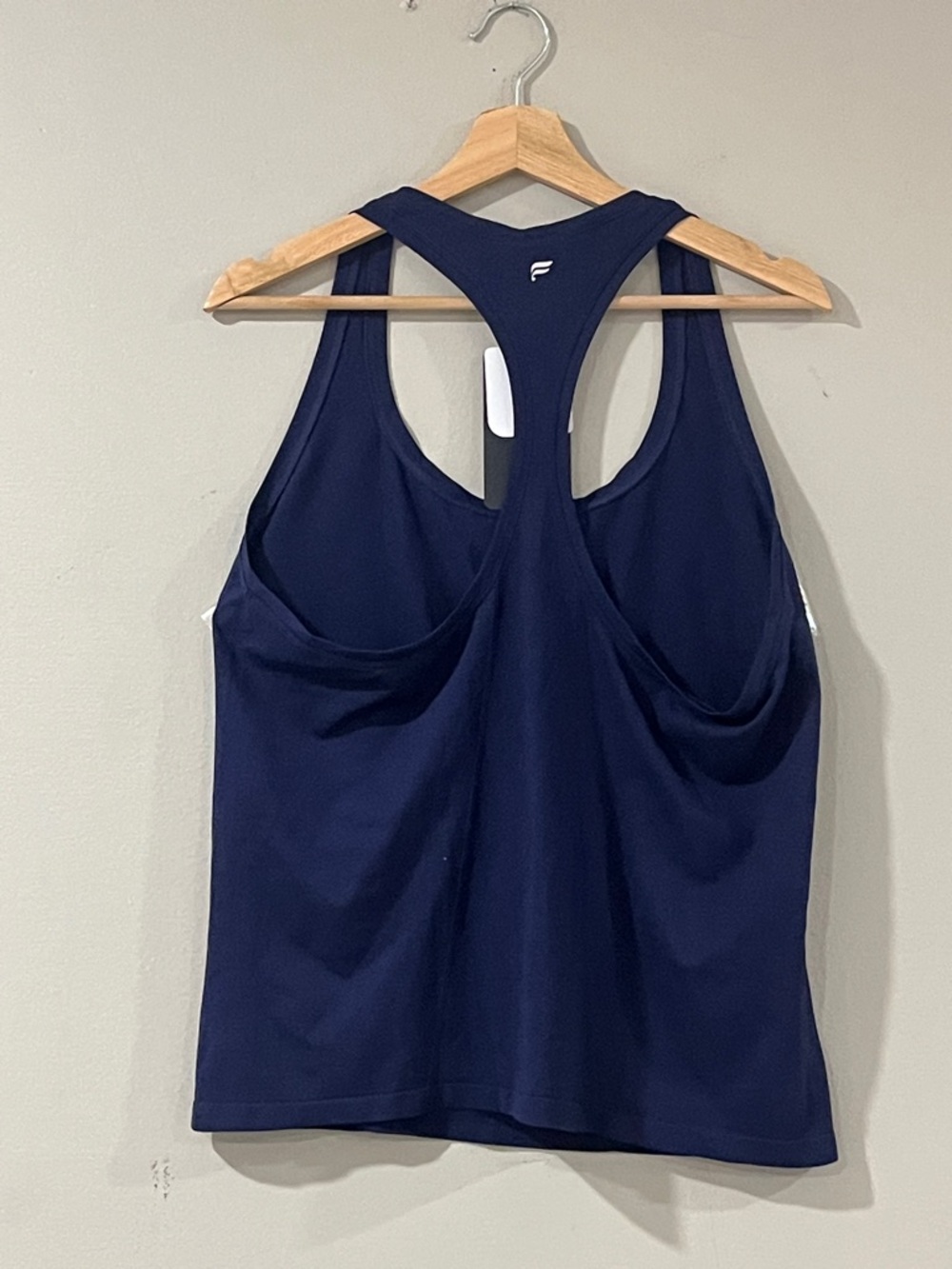 Fabletics Navy Racerback Tank — Solid Athletic Staple - Picture 7 of 7